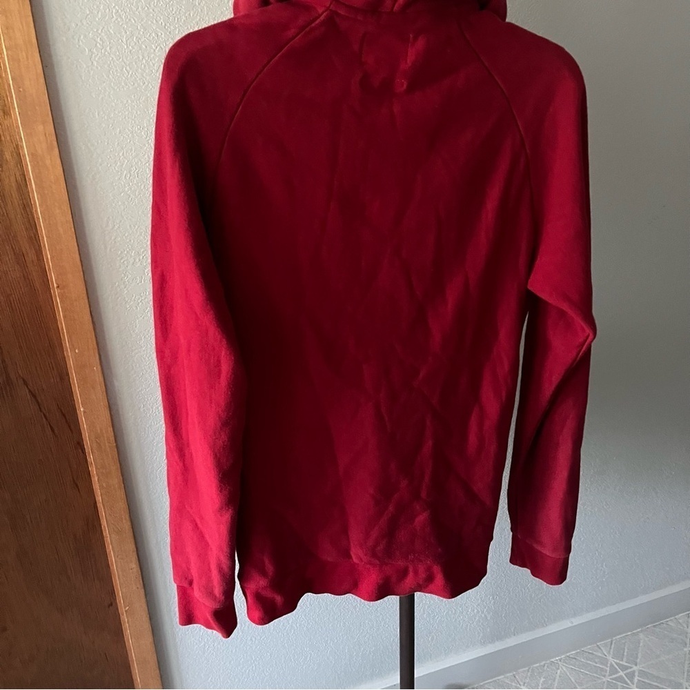 ORIGINAL FAKE sz 2 US sz S Red Zip Up Fleece Hoodie Medicom Toy KAWS - Picture 2 of 16